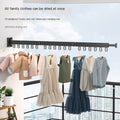 Retractable Wall Drying Rack for Small Spaces (One Piece)