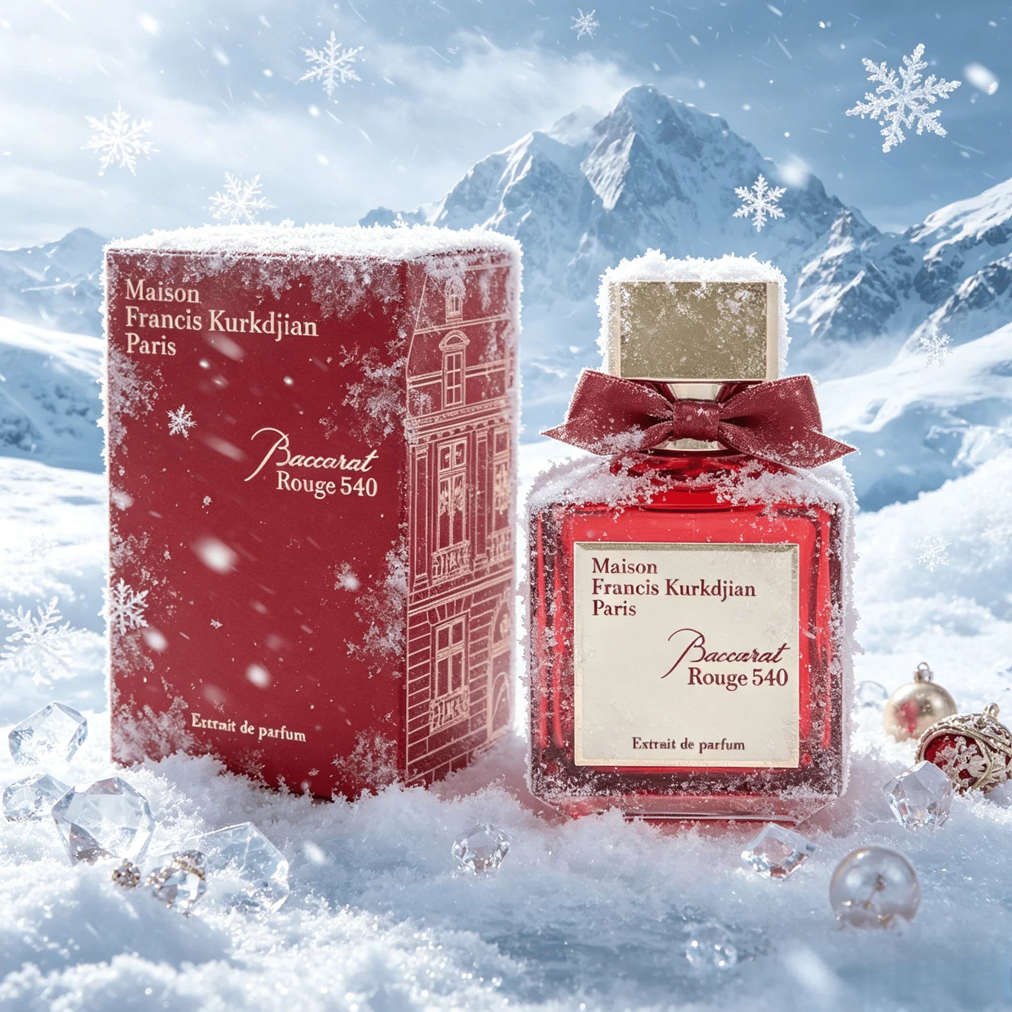 Maison Francis Kurkdjian Baccarat Rouge 540 2.3 Fl Oz Pure Perfume, Viral Luxury Scent Perfect for Gifting & Daily Wear