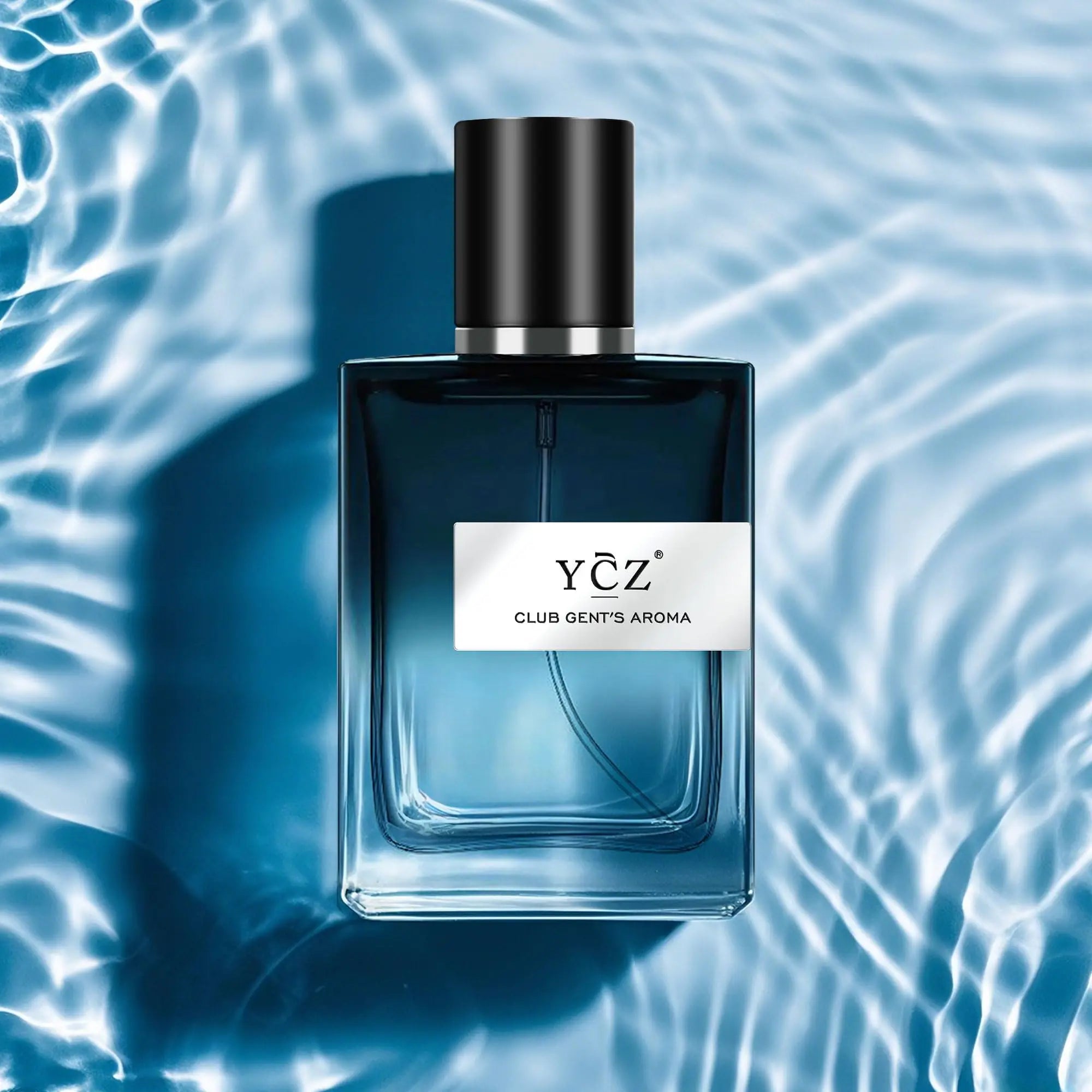 YCZ Men's Eau de Toilette Spray (1.6 oz) — Lemon, Pineapple, Ambergris, Musk — 24-Hour Long-Lasting Cologne