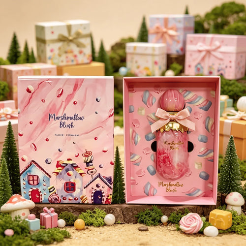 2026 Hot Paris Corner Marshmallow Blush EDP, Unique Gourmand Marshmallow Strawberry Perfume for Women, Long-Lasting Sweet Scent
