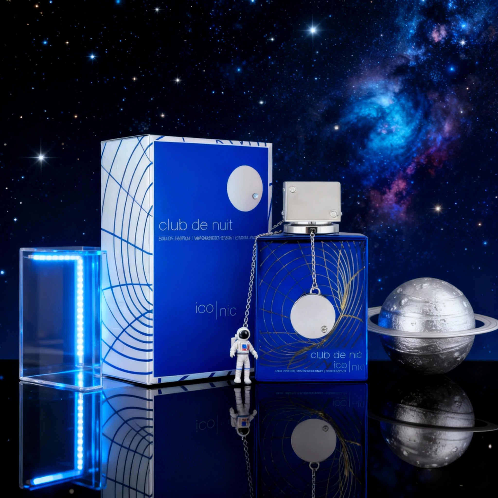 Armaf Club de Nuit Blue Iconic for Men Eau de Parfum Spray, 3.6 Ounce